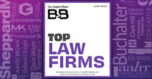 LA Times B2B Top 100 Law Firms