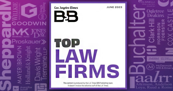 LA Times B2B Top 100 Law Firms