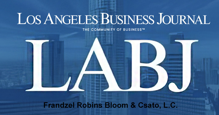 Los Angeles Business Journal - top law firms 2025