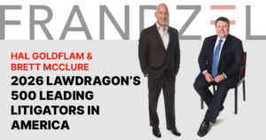 Hal Goldflam and Brett McClure named to Lawdragon's 500 Leading Litigators in America 2026