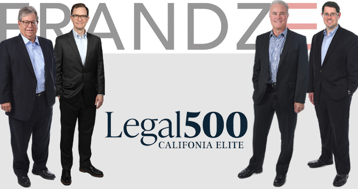Frandzel attorneys voted Legal 500 California Elite